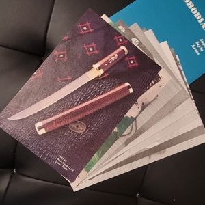 Vintage photo set of swords